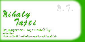 mihaly tajti business card